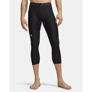 NWT Under Armour HeatGear Men's ¾ Leggings in Black size 2XL